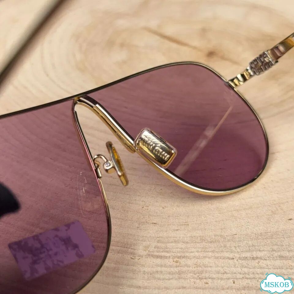Солнцезащитные женские очки Miu Miu Rose Violet фото 7