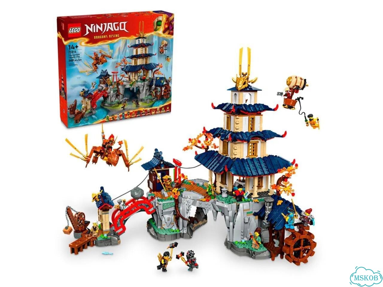 Lego Ninjago 71814 - Городской храм (в наличии) фото 3