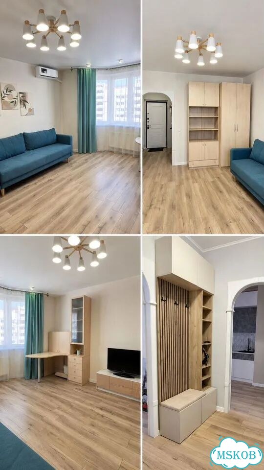1-к. квартира, 37 м², 17/25 эт. фото 1