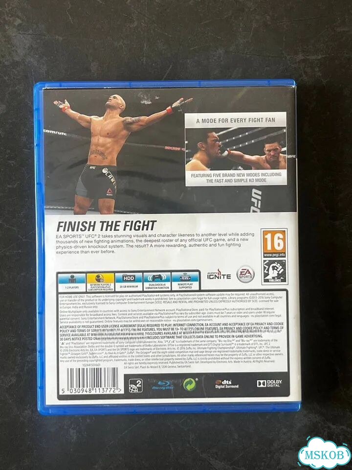 Ufc 2 PS4 диск фото 2