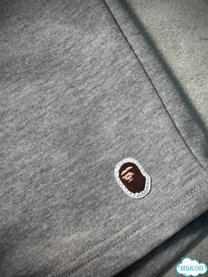 Шорты bape серый фото 5