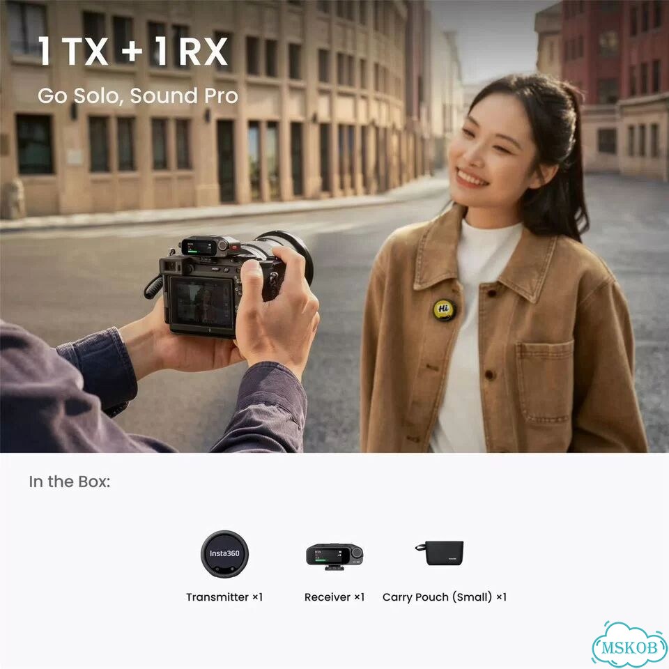 Insta360 mic pro (1TX+1RX) фото 3