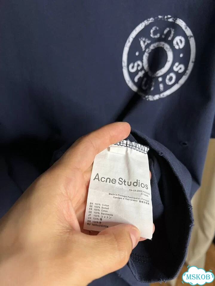 Футболка Acne Studios basic fit фото 6