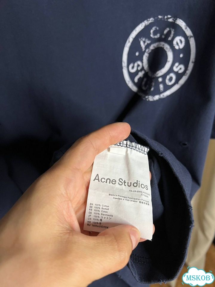 Футболка Acne Studios distress фото 6