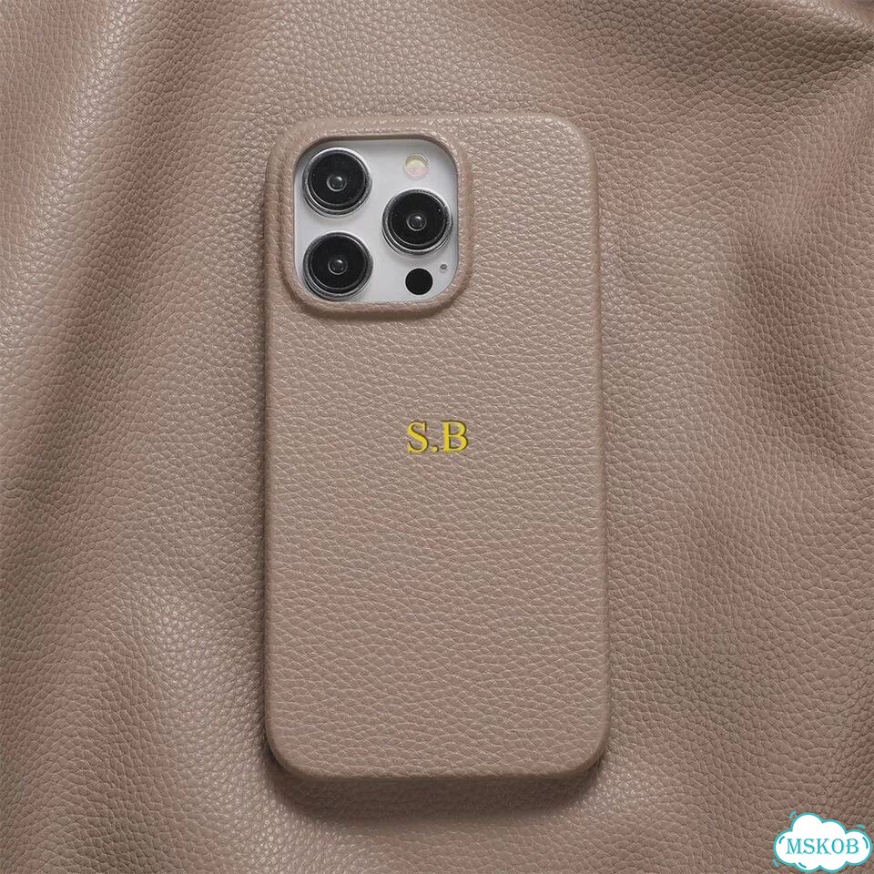 Кожаный чехол Light Tan для iPhone 15 Pro фото 1