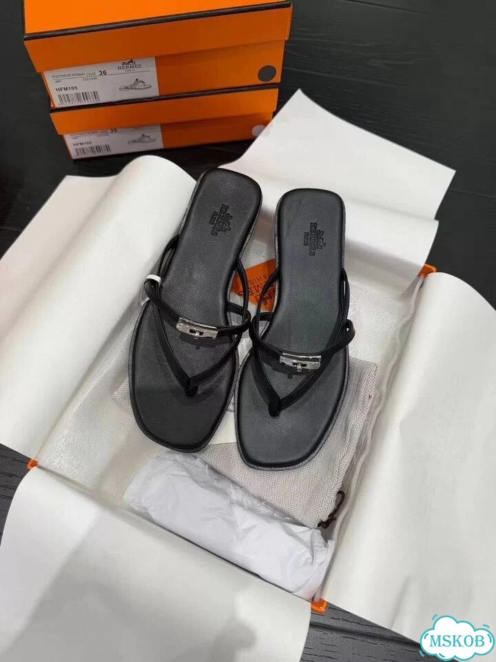 Hermes Miss женские шлепанцы (36-42) фото 4