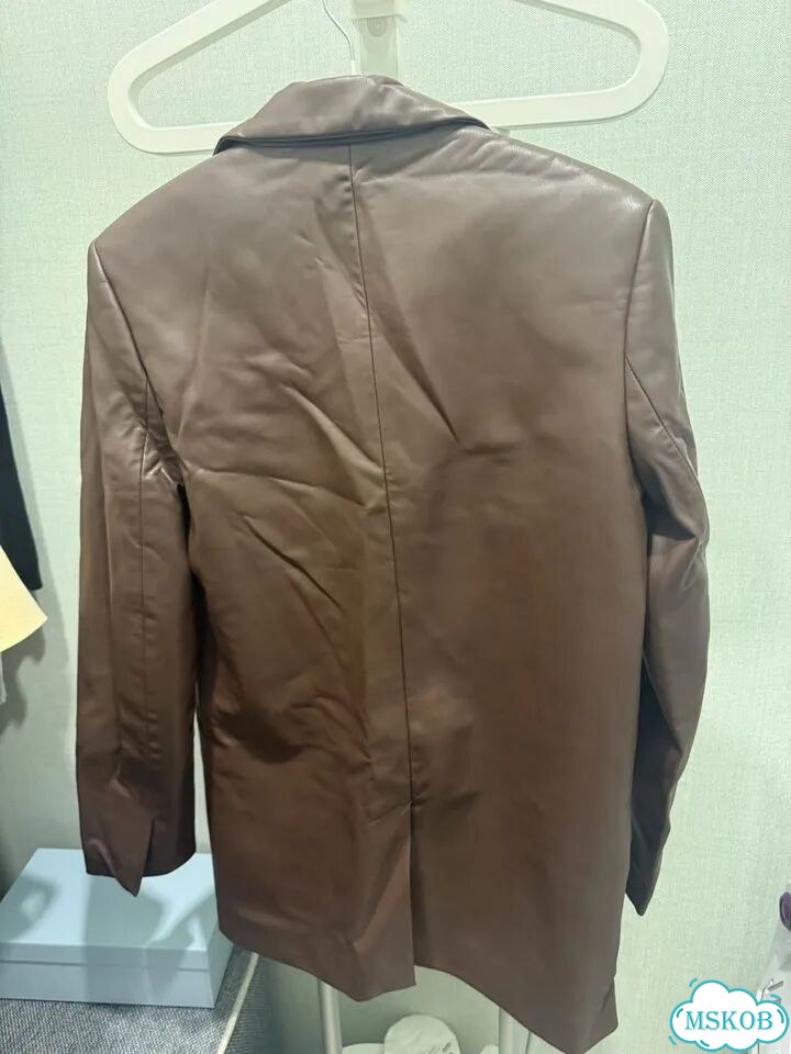Пиджак кожаный zara фото 2