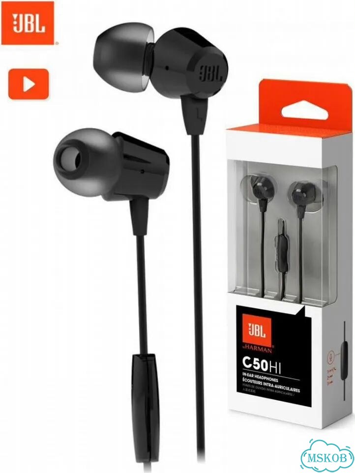 JBL C50HI Black, JBL C50HI Red фото 1