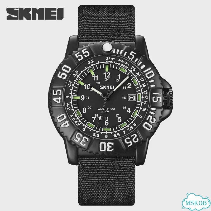 Skmei 9281 мужские часы army green фото 2