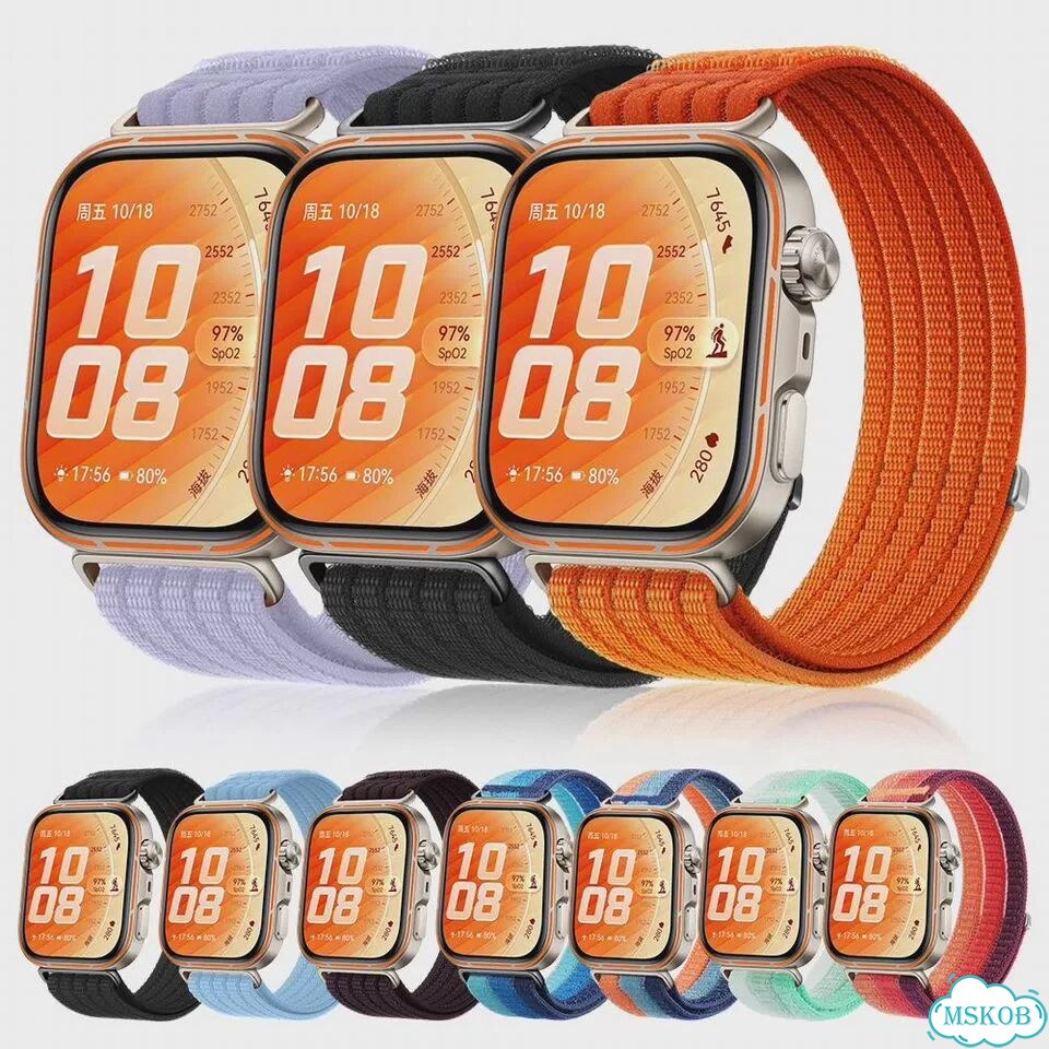 Оригинальный нейлоновый ремешок для huawei watch FIT 5/5 Pro/4/4 Бордовый, huawei FIT 5 Pro, Plum фото 2