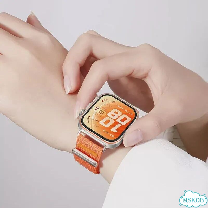 Оригинальный нейлоновый ремешок для huawei watch FIT 5/5 Pro/4/4 Бордовый, huawei FIT 5 Pro, Plum фото 6