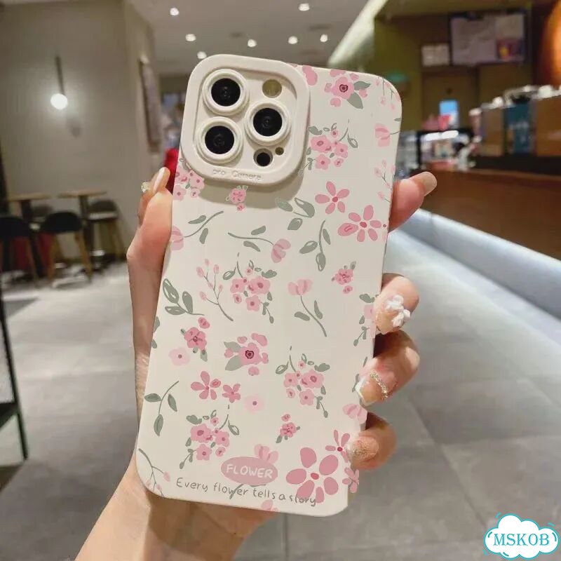 Чехол Redmi Note 12S, черный, силикон, цветочный узор фото 2