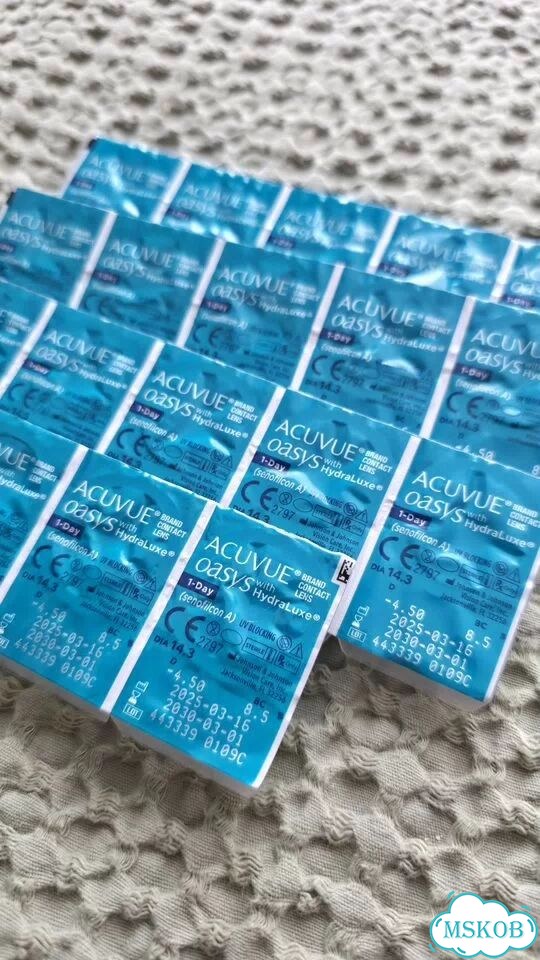 Контактные линзы Acuvue 1-Day oasys / -4.50 / 8.5 фото 1