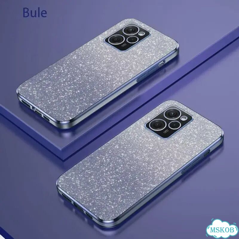 Poko X 5 X5pro Роскошный блестящий чехол с градиентным покрытием для Розовый, Pink, Poco X5 Pro фото 4