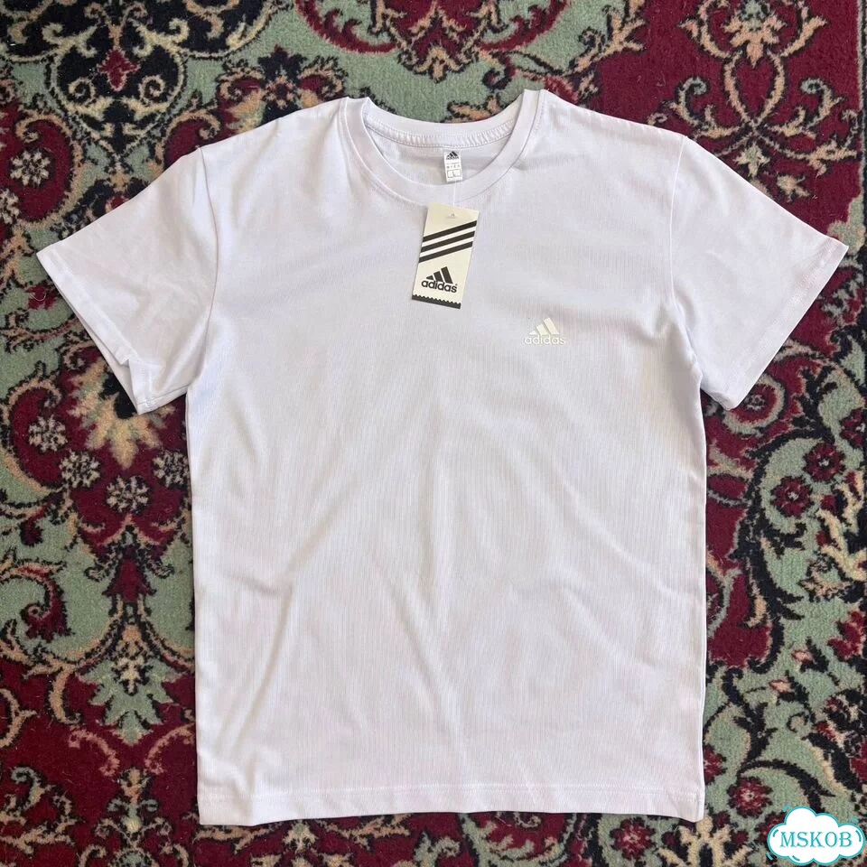Футболка adidas белая фото 1