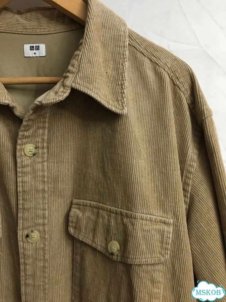 Вельветовая рубашка овершот Uniqlo M фото 6