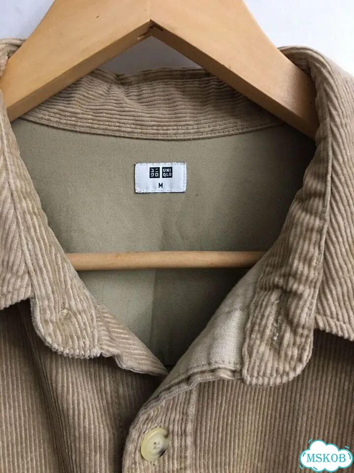 Вельветовая рубашка овершот Uniqlo M фото 7