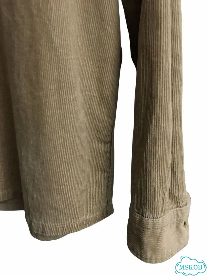 Вельветовая рубашка овершот Uniqlo M фото 9