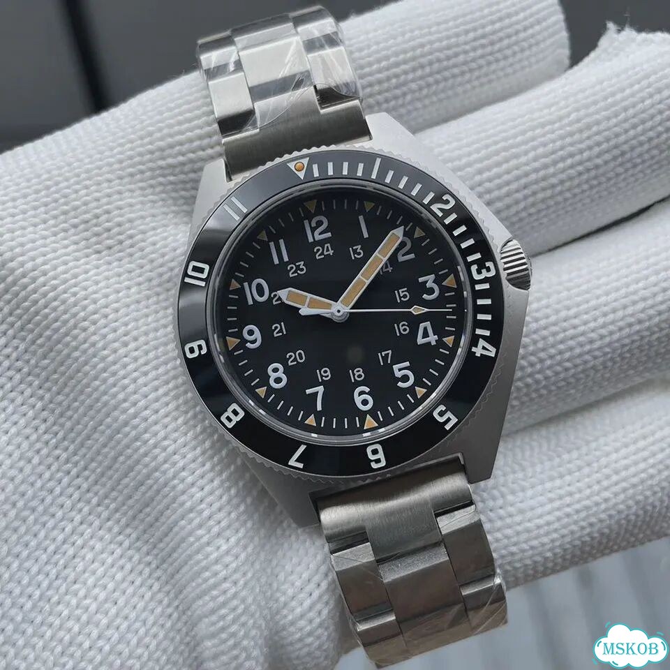Steeldive SD1944 черные механические часы из нержавеющей стали, Color: 44HH-SS фото 1