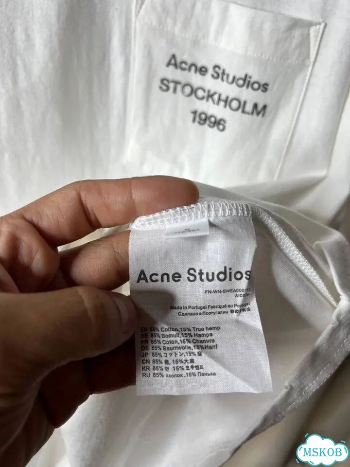 Футболка Acne Studios оверсайз фото 5