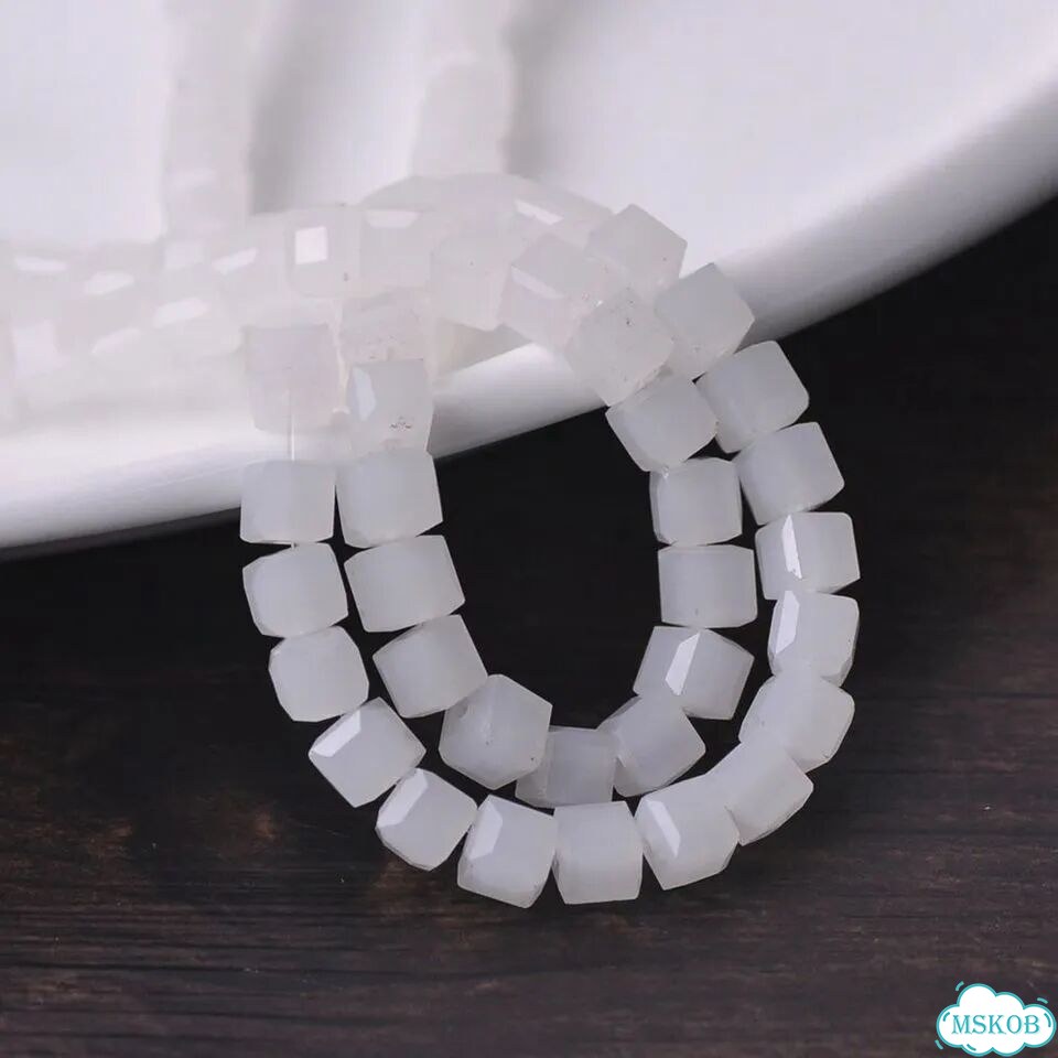 Чешские квадратные граненые стеклянные бусины Weargolsil 3мм 4мм 6мм 8мм 10мм фото 1