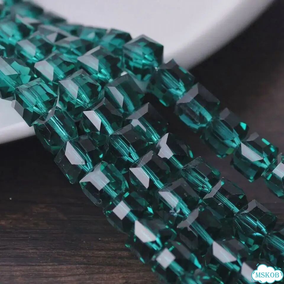 Чешские квадратные граненые стеклянные бусины Weargolsil 3мм 4мм 6мм 8мм 10мм фото 5