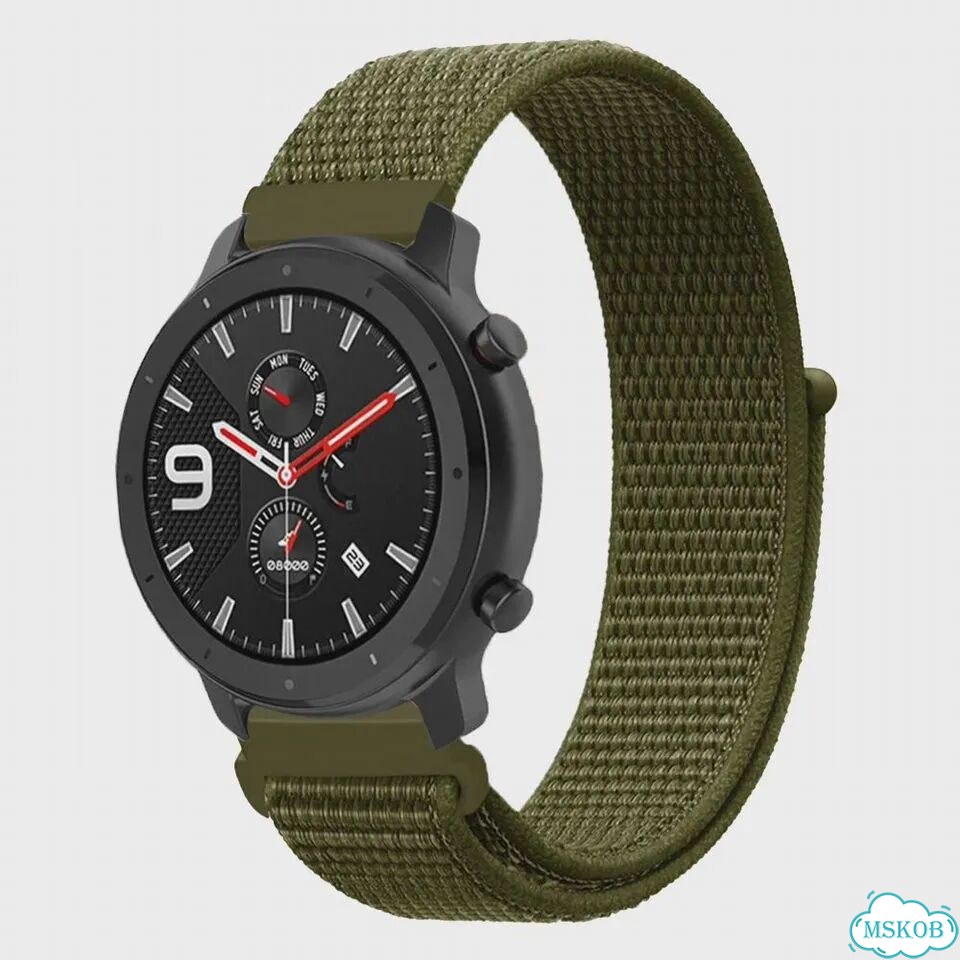 Нейлоновый ремешок Amazfit GTR 47 мм, цвет I, ширина Stratos 3 фото 3