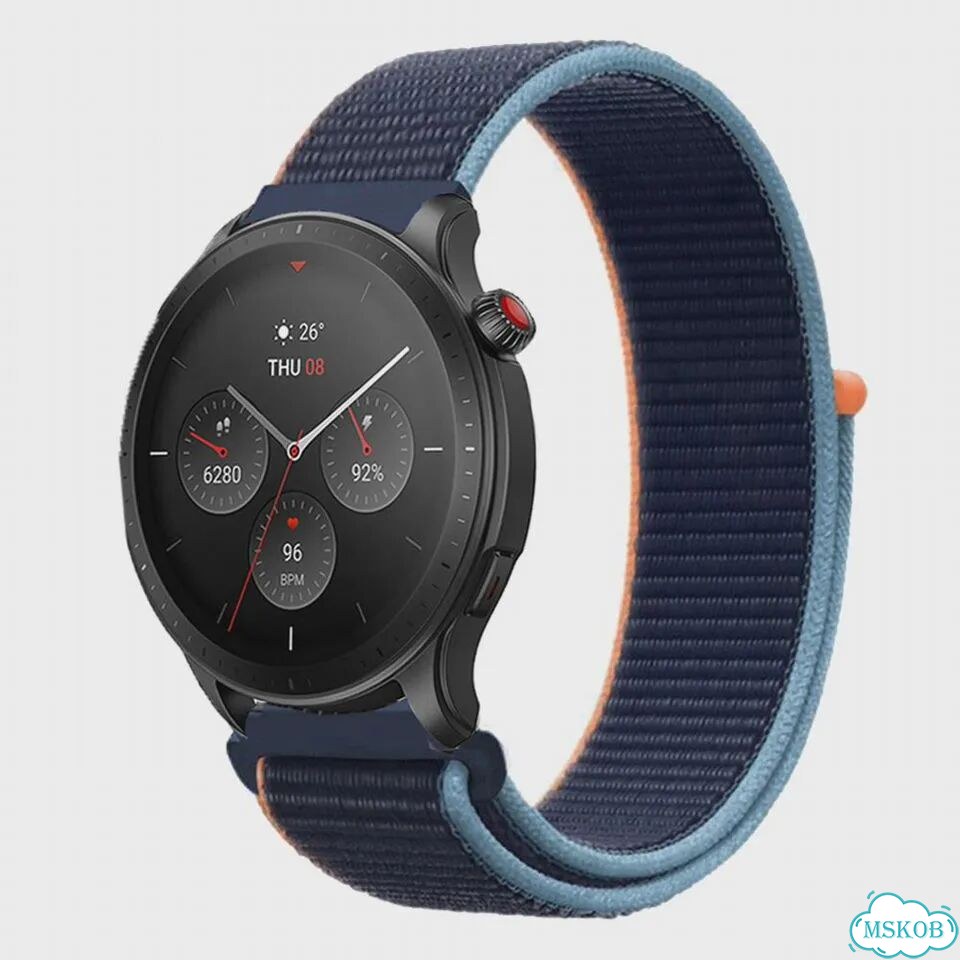 Нейлоновый ремешок Amazfit GTR 47 мм, цвет I, ширина Stratos 3 фото 4
