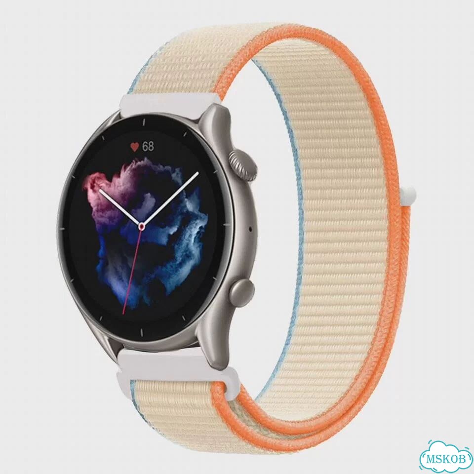 Нейлоновый ремешок Amazfit GTR 47 мм, цвет I, ширина Stratos 3 фото 6