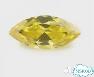 Бусины кубический цирконий Golden Yellow 1.5x3mm 10шт фото 1