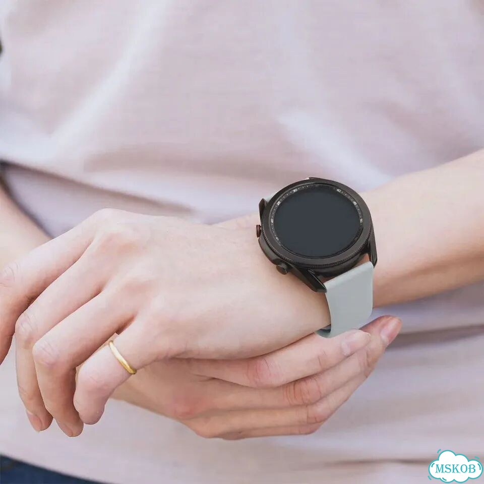 Силиконовый ремешок для Amazfit GTS 2/3/4 Mini GTR 4/3/2 фото 4