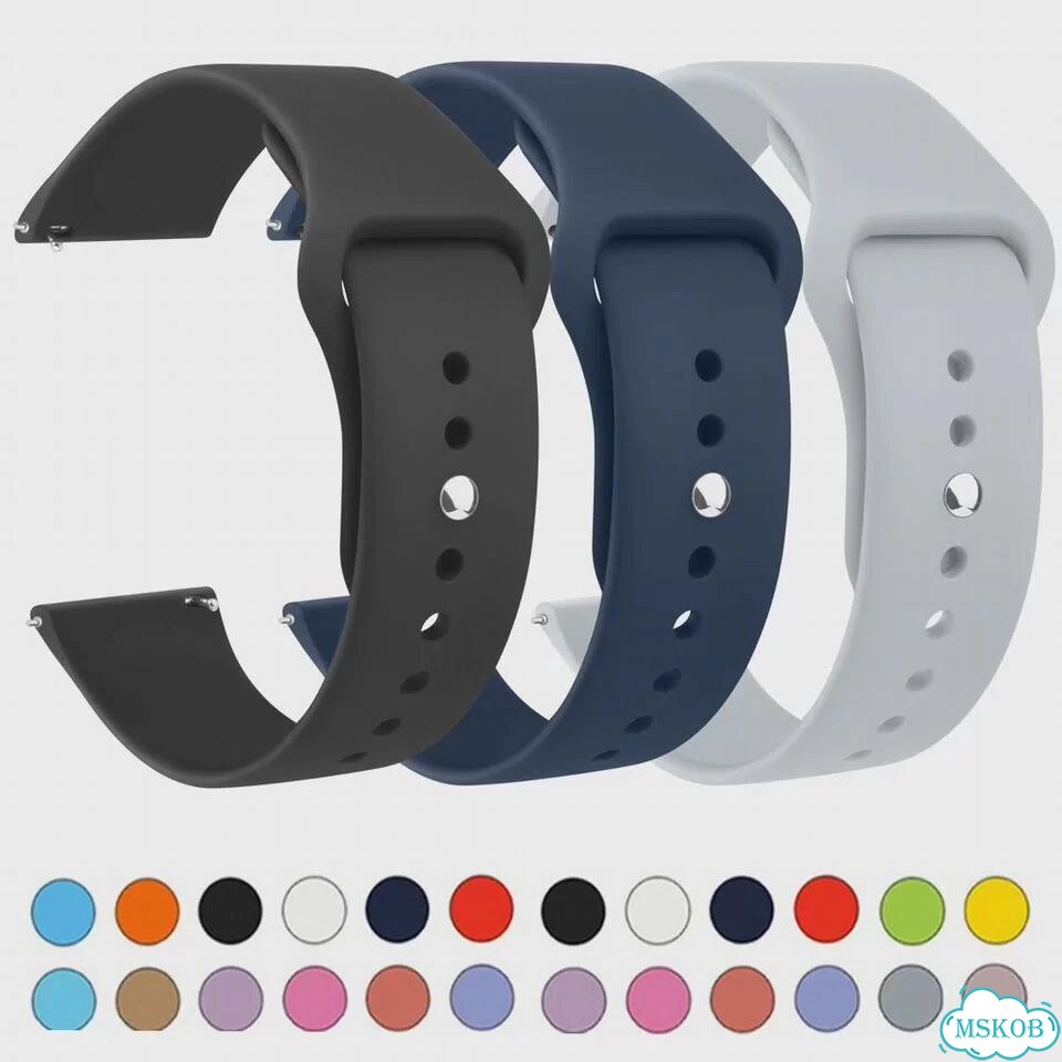 Силиконовый ремешок для Amazfit GTS 2/3/4 Mini GTR 4/3/2 фото 6