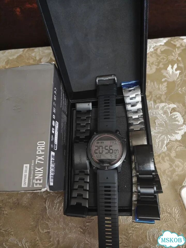 Garmin fenix 7X Pro sapphire solar titanium фото 1