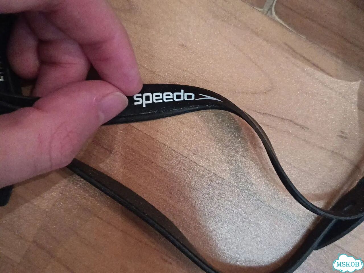 Очки для плавания speedo чёрные фото 4