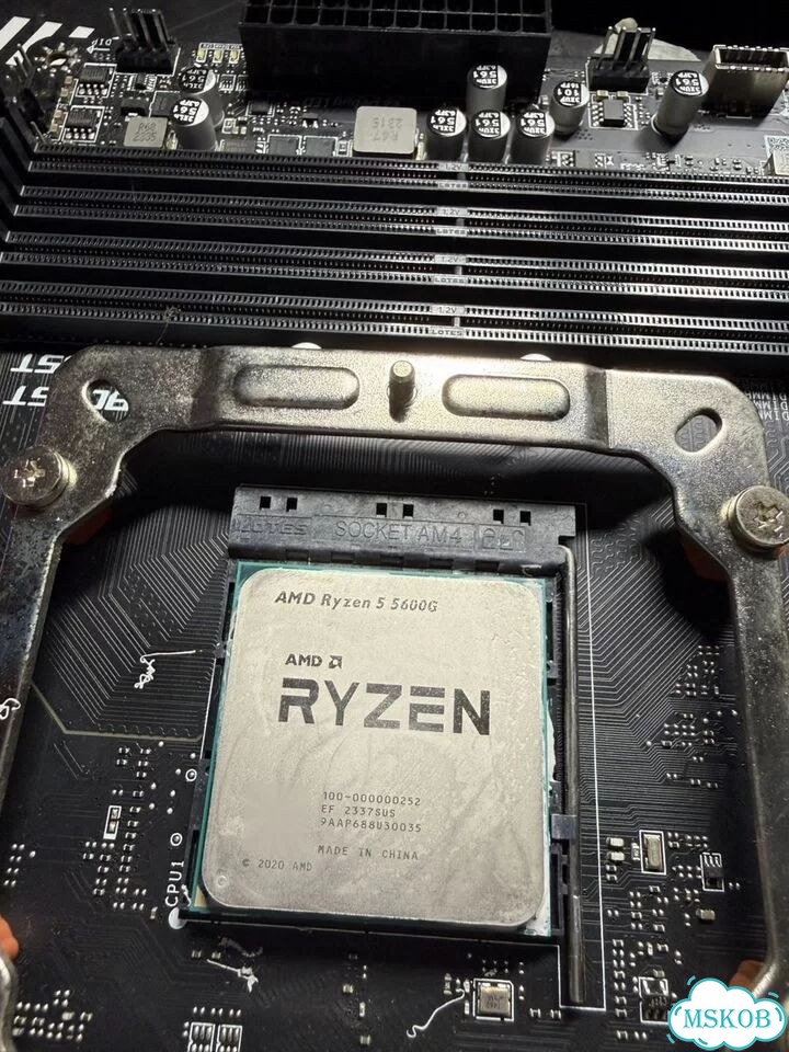 Комплект ryzen 5 5600g / Плата b550 msi / кулер фото 3