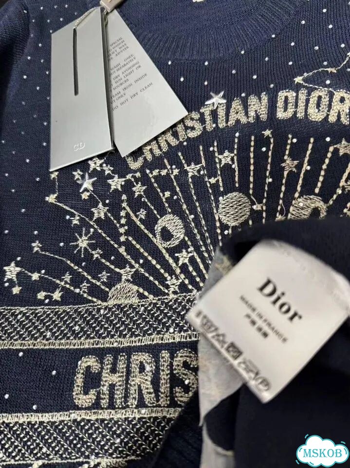 Трикотажная женская футболка кофта Dior фото 10