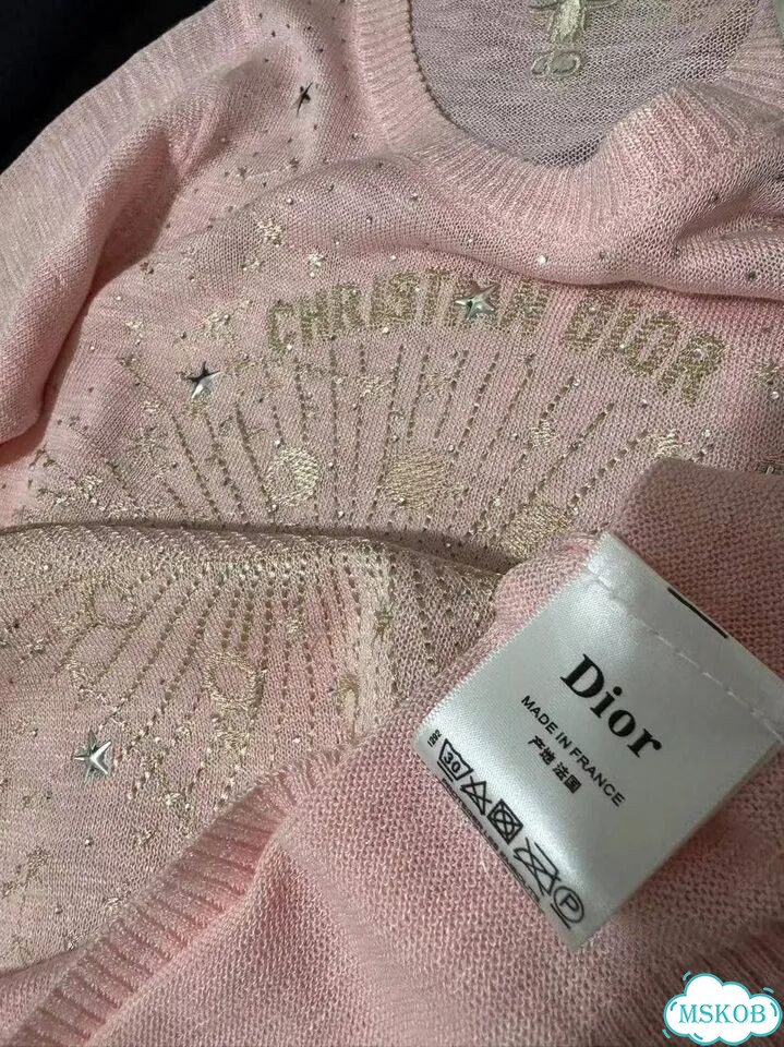 Трикотажная женская футболка кофта Dior фото 7
