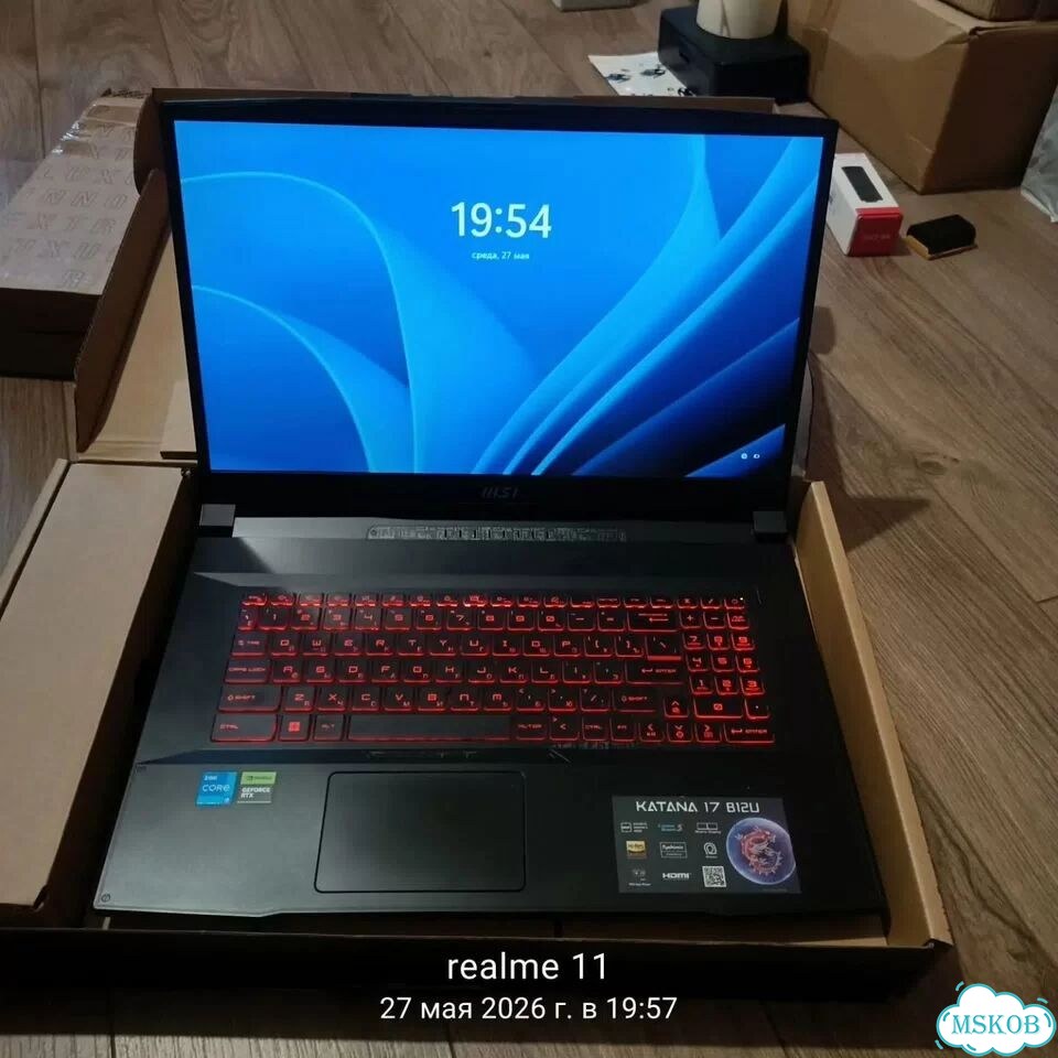 Игровой ноутбук msi katana 17 b12ucr фото 2