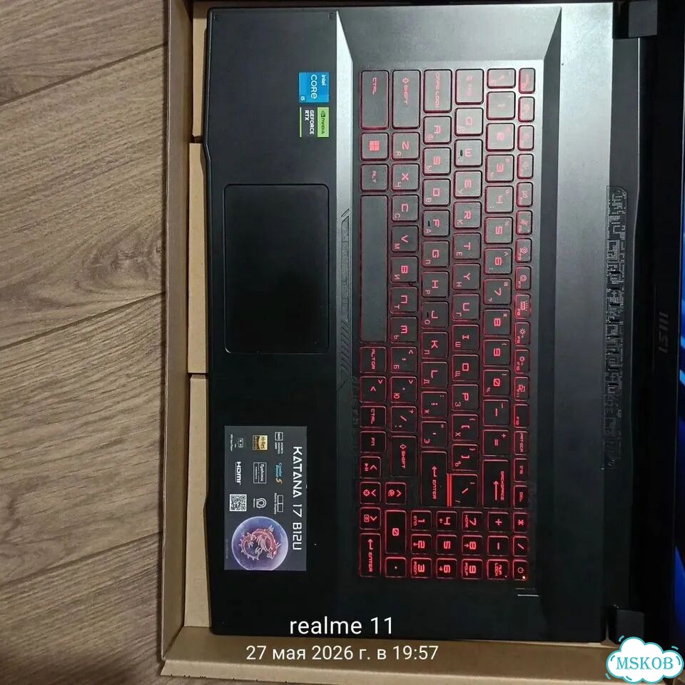 Игровой ноутбук msi katana 17 b12ucr фото 3