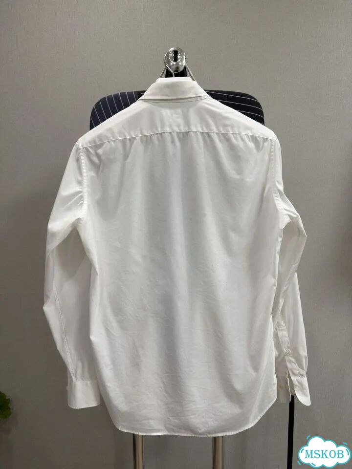 Белая рубашка uniqlo s фото 3