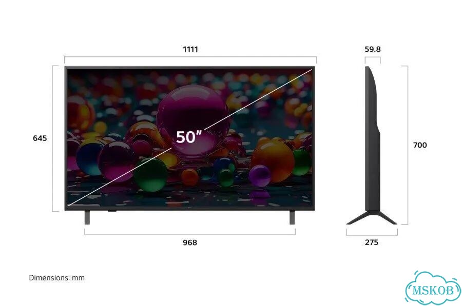 Телевизор SmartTV WebOS 50 Дюймов / 4k Новый фото 6