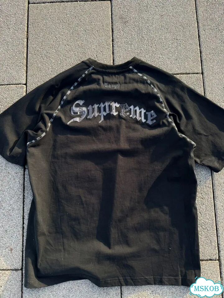 Футболка черная Supreme Coogi Все размеры фото 1
