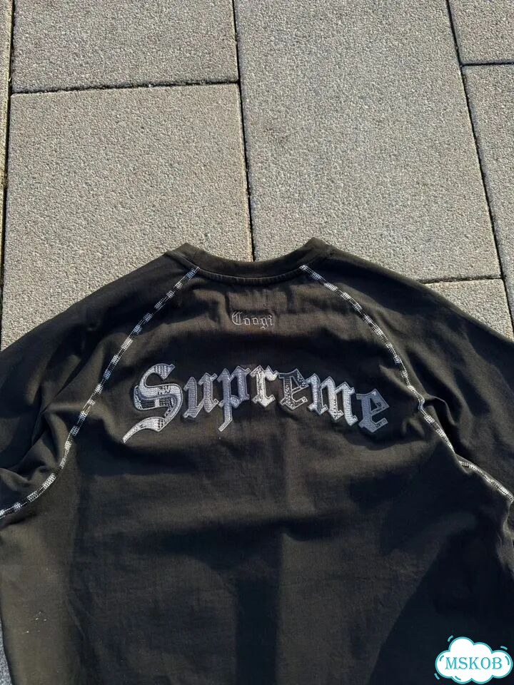 Футболка черная Supreme Coogi Все размеры фото 2
