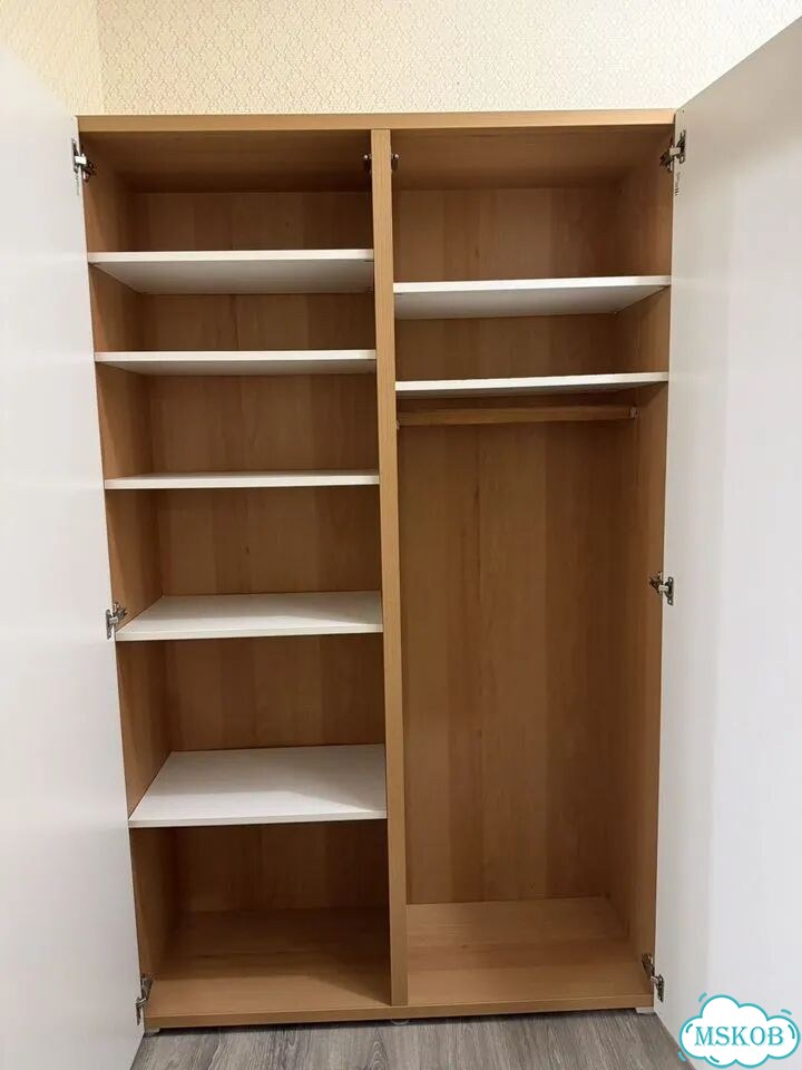 Шкаф распашной двухстворчатый Икея фото 3