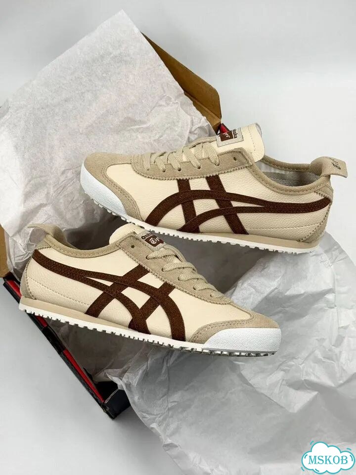 Asics Onitsuka Tiger Mexico 66 Beige Suede Brown фото 2