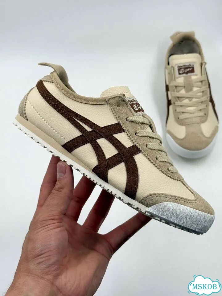 Asics Onitsuka Tiger Mexico 66 Beige Suede Brown фото 3