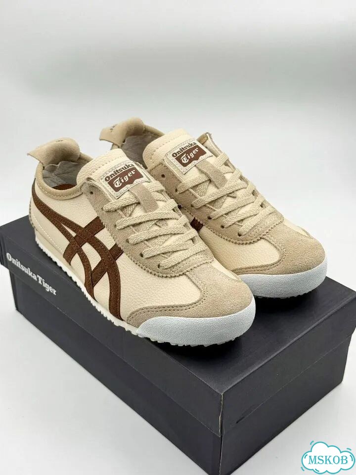 Asics Onitsuka Tiger Mexico 66 Beige Suede Brown фото 5