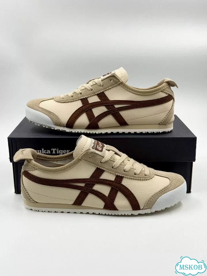 Asics Onitsuka Tiger Mexico 66 Beige Suede Brown фото 6