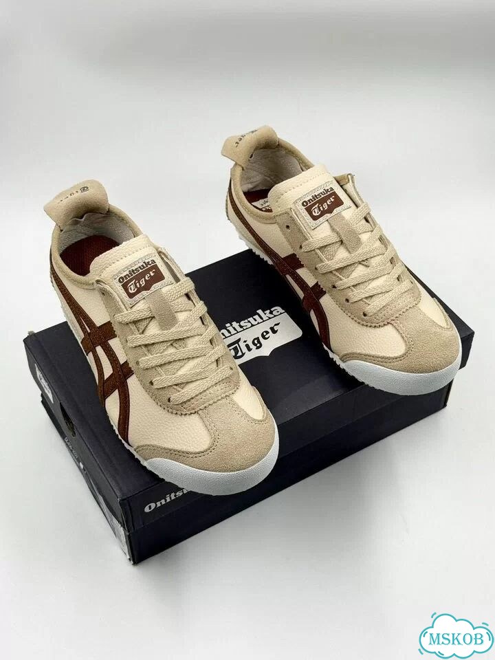 Asics Onitsuka Tiger Mexico 66 Beige Suede Brown фото 7