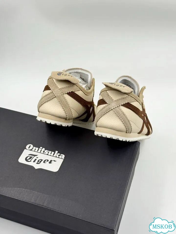 Asics Onitsuka Tiger Mexico 66 Beige Suede Brown фото 9